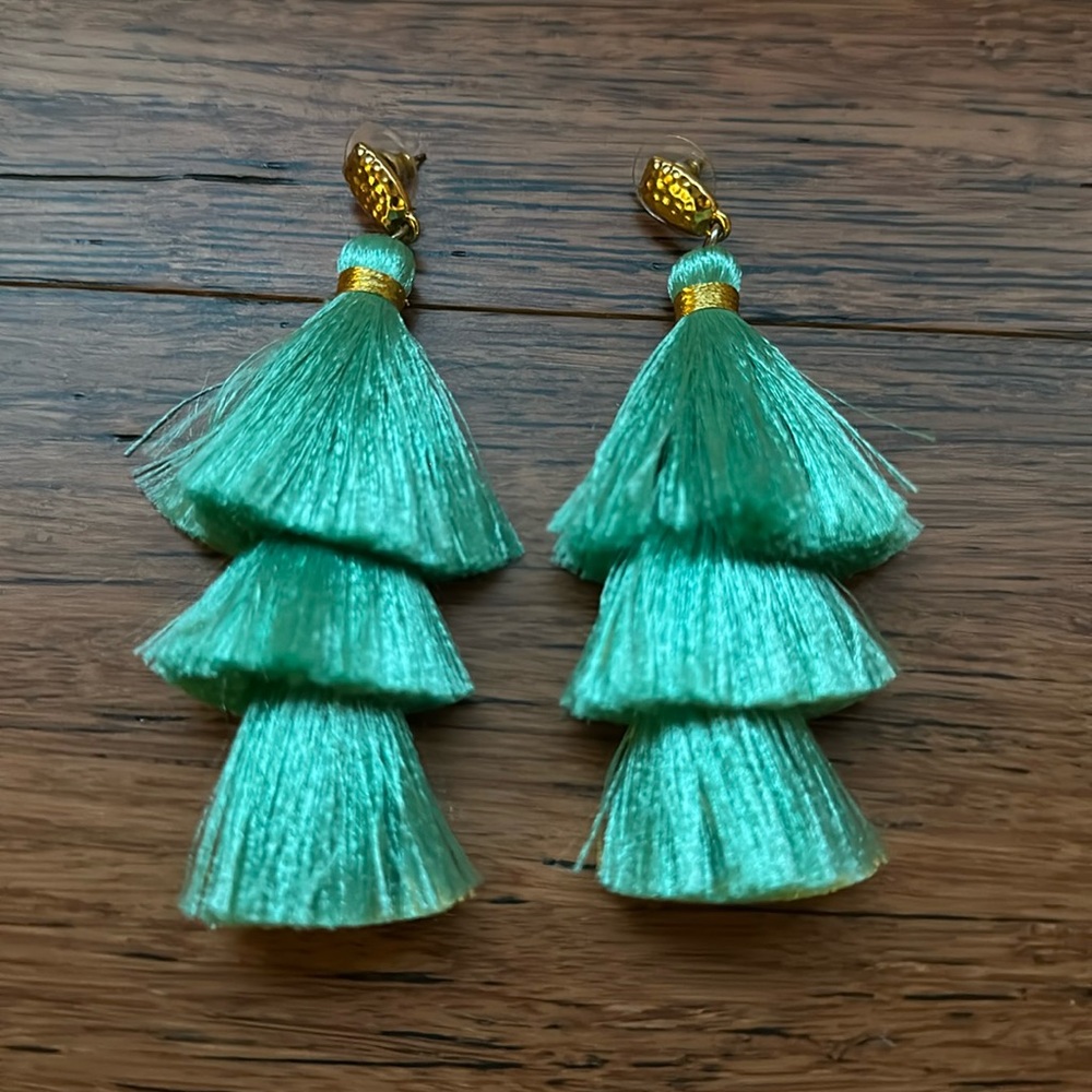 BaubleBar Chandelier Tassel Earrings